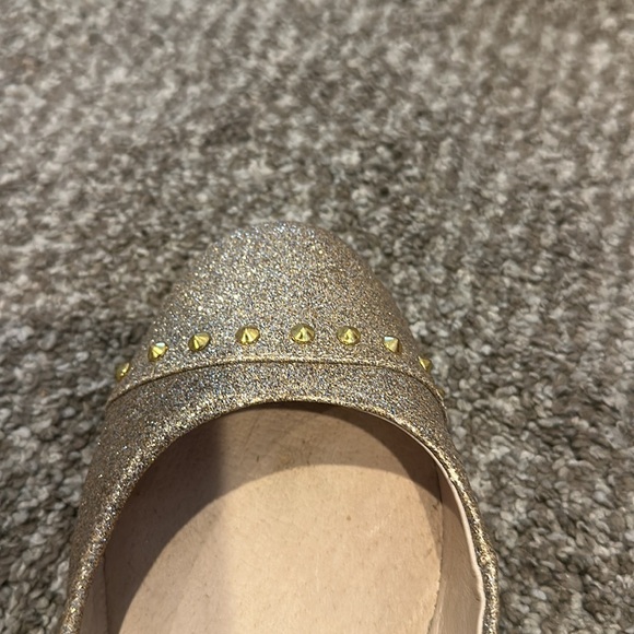 Women’s Steve Madden Rose Gold Glitter Flats - Picture 3 of 4